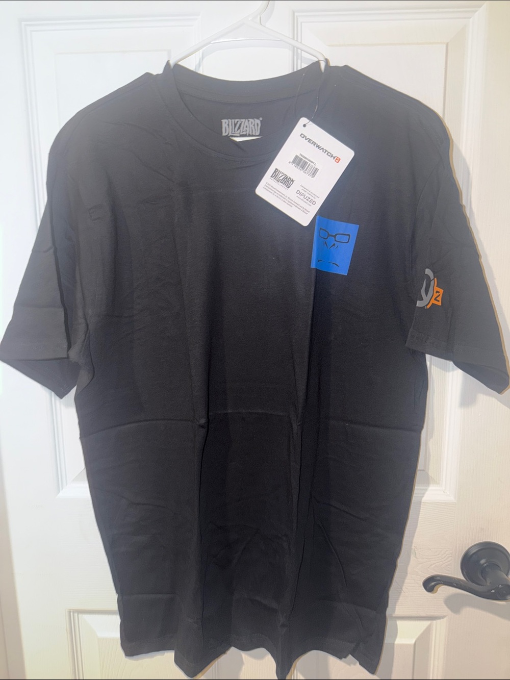Blizzard Overwatch Black Graphic Short Sleeve Tee